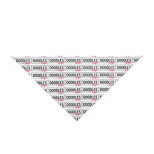 Load image into Gallery viewer, Doodles Are Dope Dog Bandana - White