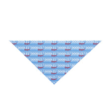 Load image into Gallery viewer, Doodles Are Dope Dog Bandana - Light Blue