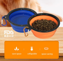 Load image into Gallery viewer, Collapsible Portable Dog Bowl