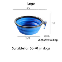 Load image into Gallery viewer, Collapsible Portable Dog Bowl