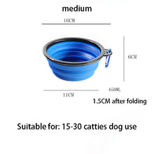 Load image into Gallery viewer, Collapsible Portable Dog Bowl