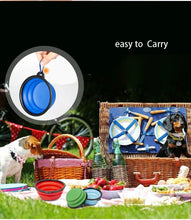Load image into Gallery viewer, Collapsible Portable Dog Bowl