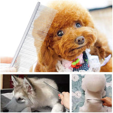 Load image into Gallery viewer, Stainless Steel Pet Grooming Comb