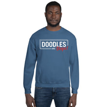 Load image into Gallery viewer, Doodles Are Dope - Sweatshirt (Indigo Blue)