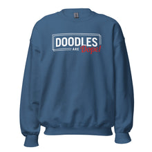Load image into Gallery viewer, Doodles Are Dope - Sweatshirt (Indigo Blue)