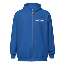 Load image into Gallery viewer, Doodles are Dope Zip Hoodie - Carolina Blue