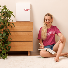 Load image into Gallery viewer, Doodles Are Dope - T-Shirt (Raspberry)