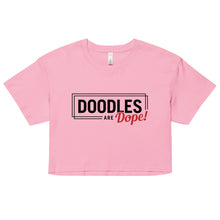 Load image into Gallery viewer, Doodles are Dope Women’s Crop Top (Bubblegum)