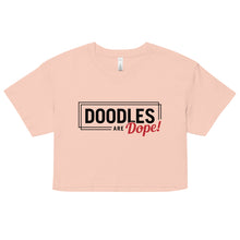 Load image into Gallery viewer, Doodles are Dope Women’s Crop Top (Bubblegum)