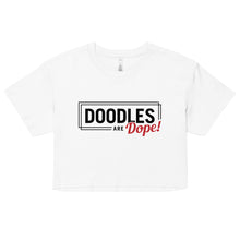 Load image into Gallery viewer, Doodles are Dope Women’s Crop Top (Bubblegum)