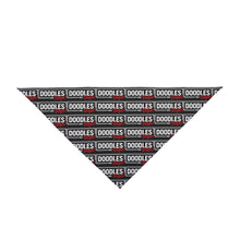 Load image into Gallery viewer, Doodles Are Dope Dog Bandana - Black
