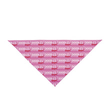 Load image into Gallery viewer, Doodles Are Dope Dog Bandana - Light Pink
