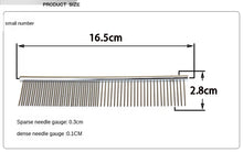 Load image into Gallery viewer, Stainless Steel Pet Grooming Comb
