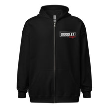 Load image into Gallery viewer, Doodles are Dope Zip Hoodie - Navy
