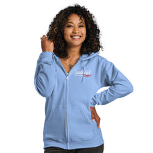 Load image into Gallery viewer, Doodles are Dope Zip Hoodie - Carolina Blue
