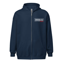 Load image into Gallery viewer, Doodles are Dope Zip Hoodie - Navy
